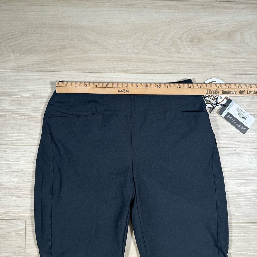TAIL WHITE LABEL WOMEN'S SIZE 2 BLACK‎ GOLF SHORTS PULL ON W/ POCKETS NWT - Picture 4 of 7